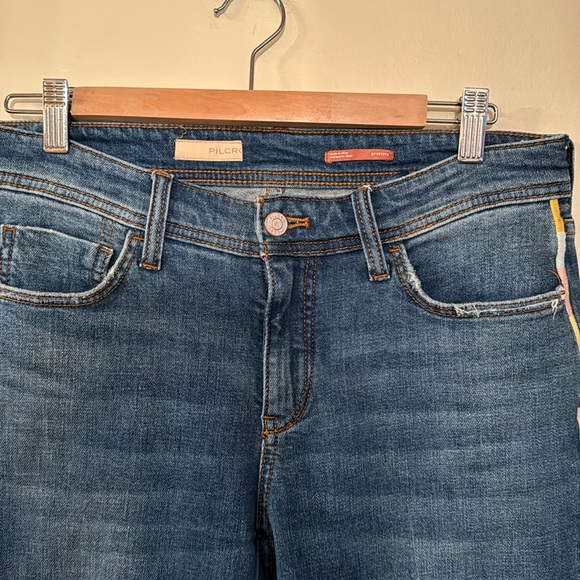 Anthro Pilcro The Slim Boyfriend Crop Jeans - Picture 5 of 8